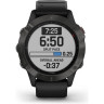 Часы GARMIN FENIX 6 SAPPHIRE CARBON GRAY DLC WITH BLACK BAND 010-02158-11