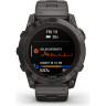 Часы GARMIN FENIX 7X PRO - SAPPHIRE SOLAR EDITION CARBON GRAY DLC TITANIUM WITH VENTED TITANIUM BRACELET 010-02778-30