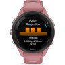 Часы GARMIN FORERUNNER 265S BLACK BEZEL WITH LIGHT PINK CASE AND LIGHT PINK/WHITESTONE SILICONE BAND 010-02810-15