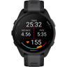 Смарт-часы GARMIN FORERUNNER 165, черный/сланцево-серый силиконовый ремешок 010-02863-20